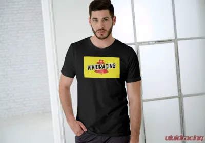 Vivid Racing Retro Race Penn Style Black T-Shirt - VR-PZ-SHRT-BLK