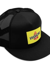 Vivid Racing Retro Race Penn Style Black Trucker Hat                                     - VR-PZ-TRHAT-BLK - Image 2
