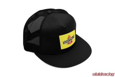 Vivid Racing Retro Race Penn Style Black Trucker Hat - VR-PZ-TRHAT-BLK