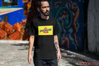 Vivid Racing Retro Race Penn Style Black T-Shirt - VR-PZ-SHRT-BLK