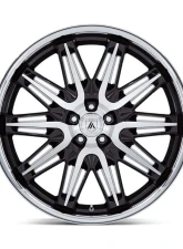 Asanti Black ABL-47 Imperator Wheel 20x10.5 5x120 38mm Gloss Black Machined w/SS Lip                                     - AB047BS20054938 - Image 3