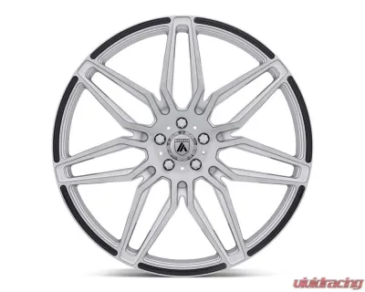 Asanti Black ABL-11 Brushed Silver W/Carbon Fiber Inserts 22x10.5 5x120.00 35 - ABL11-22054935SL