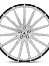 Asanti Black ABL-14 Brushed Silver W/Carbon Fiber Inserts 22x9 5x120.00 32                                     - ABL14-22904932SL - Image 2
