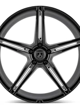 Asanti Black ABL-22 Alpha 5 Wheel 20x8.5 5x5x112 +38mm Gloss Black Milled                                     - ABL22-20855638BK - Image 2