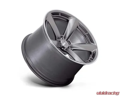 American Racing TTF  20x12 5x115 6mm Matte Anthracite w/Machined Lip Wheel - AR946AD20121506