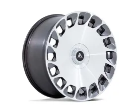 Asanti Black AB045 Aristocrat 24x10 5x112/120 35mm Gloss Platinum w/Bright Machined Face