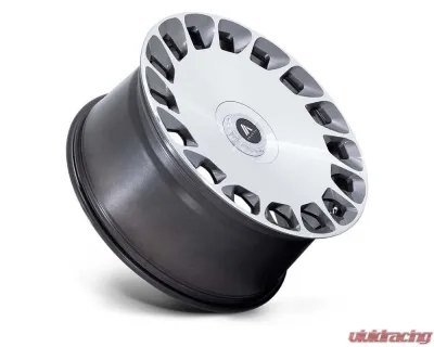 Asanti ABL-45 Aristocrat Wheel 20x9 Blank 15mm Gloss Platinum w/Bright Machined Face - AB045AD20900015