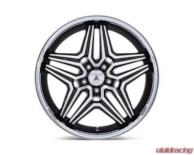 Asanti ABL-46 Duke Wheel 20x9 5x115 15mm Gloss Black Machined - AB046BD20901515