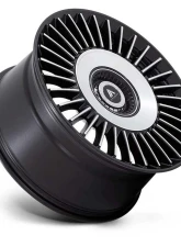 Asanti Black ABL-40 Tiara Wheel 22x10.5 5x115/120 18mm Satin Black Bright Machined Face                                     - AB040MD22052018 - Image 2
