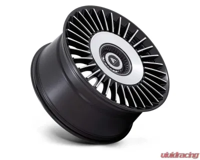 Asanti Black ABL-40 Tiara Wheel 22x10.5 5x115/120 18mm Satin Black Bright Machined Face - AB040MD22052018