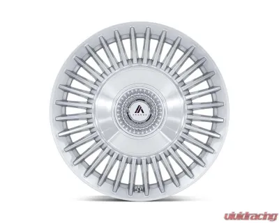 Asanti Black ABL-40 Tiara Wheel 22x9 5x4.25/4.5 38mm Gloss Silver Bright Mach Face - AB040SD22900138