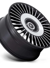 Asanti Black ABL-40 Tiara Wheel 22x9 5x115/120 15mm Satin Black Bright Machined Face                                     - AB040MD22902015 - Image 2