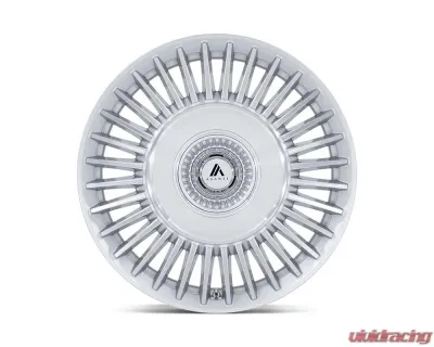Asanti Black ABL-40 Tiara Wheel 22x9 5x112/120 27mm Gloss Silver Bright Mach Face - AB040SD22905927