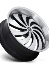 DUB 1PC S243 Cojones Wheel 24x9 Blank +1mm Gloss Black Machined                                     - S243249000+01D - Image 2
