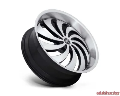 DUB 1PC S243 Cojones Wheel 24x9 Blank +1mm Gloss Black Machined - S243249000+01D