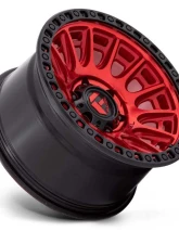 FUEL D834 Cycle Wheel 17x8.5 6x114.3 34mm Candy Red w/ Black Ring                                     - D83417858760 - Image 2