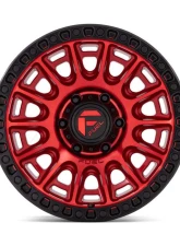 FUEL D834 Cycle Wheel 17x8.5 6x114.3 34mm Candy Red w/ Black Ring                                     - D83417858760 - Image 3