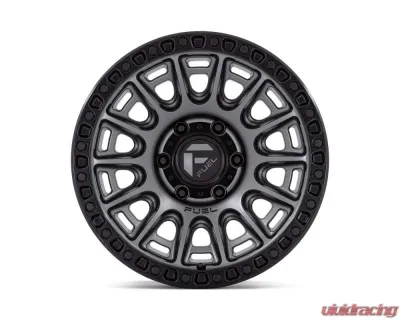 FUEL D835 Cycle Wheel 17x8.5 5x120 34mm Matte Gunmetal w/ Black Ring - D8351785G460