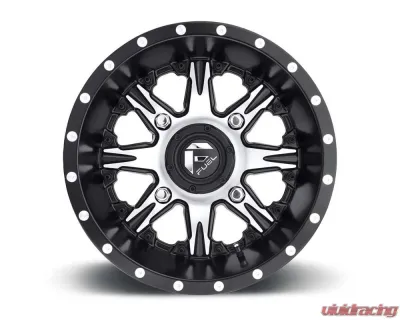 FUEL UTV D541 Nutz Black & Machined Face 1-Piece Cast Wheel 14x7 4x156 13mm - D5411470A544