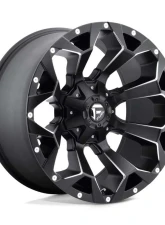 FUEL D546 Assault Wheel 17x8.5 5x114.3/5x127 25mm Matte Black Milled                                     - D54617852657 - Image 3