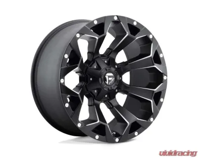 FUEL D546 Assault Wheel 17x8.5 5x114.3/5x127 25mm Matte Black Milled - D54617852657