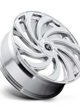 DUB 1PC S238 Delish Wheel 24x9 Blank +1mm Chrome Plated                                     - S238249000+01D - Image 2