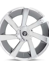 DUB 1PC S132 Directa Wheel 20x8.5 Blank +25mm Chrome Plated                                     - S132208500+25D - Image 3