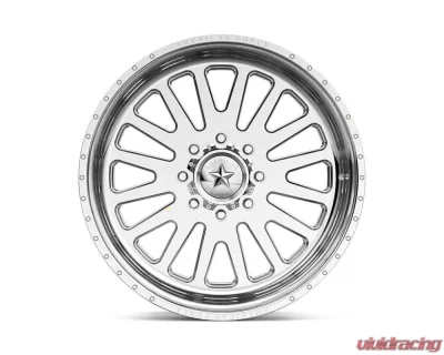 American Force AFW F20 Atom SS Wheel 22x10 5x127 | 5x5 -25mm Polished - AFTGF20S72-1-21