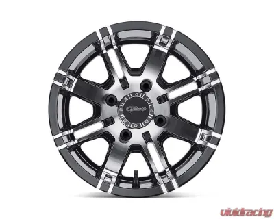 Fairway Alloys FA119 Aggressor Wheel 12x7 4x4x101.6 -40mm Machined Gloss Black - FA-119-M