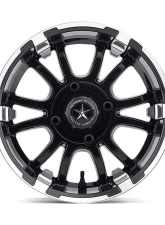 Fairway Alloys FA132 Sixer Wheel 12x6 4x4x101.6 -20mm Machined Matte Black                                     - FA-132-M - Image 2