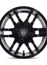 Fairway Alloys FA139 Flex Wheel 12x6 4x4x101.6 -23mm Gloss Black                                     - FA-139-B - Image 2