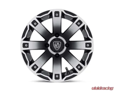Fairway Alloys FA143 Rage Wheel 12x7 4x4x101.6 -47mm Machined Gloss Black - FA-143-M