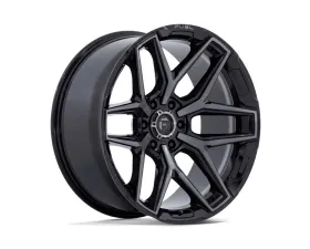 Fuel Flux Wheel 22x12 5x127 | 5x5 -44mm Gloss Black Brushed Face w/ Gray Tint