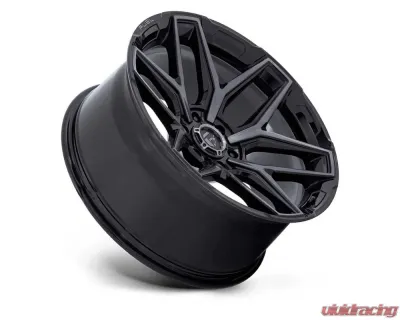Fuel Flux Wheel 22x12 5x127 | 5x5 -44mm Gloss Black Brushed Face w/ Gray Tint - FC854BT22125044N
