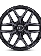 Fuel Flux Wheel 22x12 5x127 | 5x5 -44mm Gloss Black Brushed Face w/ Gray Tint                                     - FC854BT22125044N - Image 3