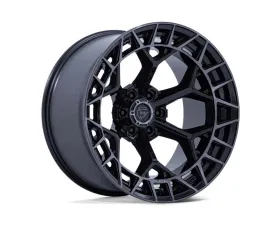 Fuel Charger Wheel 20x9 6x139.7 1mm Gloss Black Brushed Face Dark Tint
