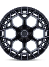 Fuel Charger Wheel 20x9 6x139.7 20mm Gloss Black Brushed Face Dark Tint                                     - FC873BT20906820 - Image 3