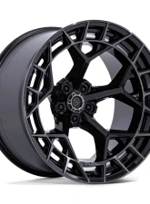 Fuel Charger Wheel 22x12 5x127 | 5x5 -44mm Gloss Black Brushed Face Dark Tint                                     - FC873BT22125044N - Image 3