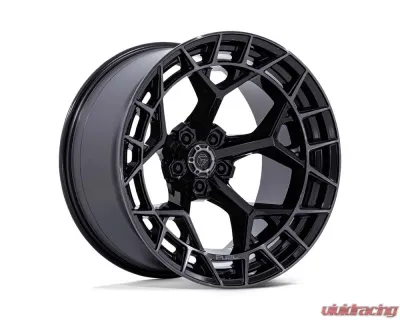Fuel Charger Wheel 22x12 5x127 | 5x5 -44mm Gloss Black Brushed Face Dark Tint - FC873BT22125044N