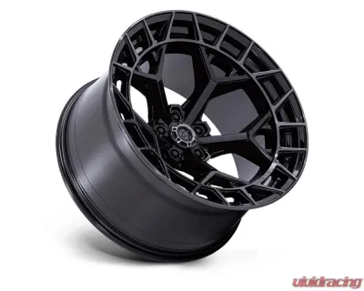Fuel Charger Wheel 22x12 5x127 | 5x5 -44mm Gloss Black Brushed Face Dark Tint - FC873BT22125044N