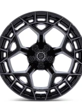 Fuel Charger Wheel 22x12 5x127 | 5x5 -44mm Gloss Black Brushed Face Dark Tint                                     - FC873BT22125044N - Image 3