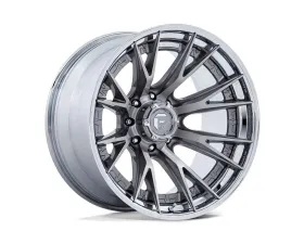FUEL Off-Road Wheels FC402 Catalyst Wheel 22x12 8x165.1 -44 Platinum With Chrome Lip
