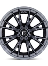 FUEL Off-Road Wheels FC402 Catalyst Wheel 22x12 8x170 -44mm Gloss Black With Brushed Gray Tint Face & Lip                                     - FC402BT22128744N - Image 3