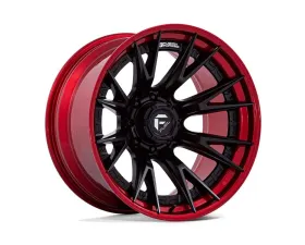 FUEL Off-Road Wheels FC402 Catalyst Wheel 22x12 8x165.1 -44 Matte Black With Candy Red Lip