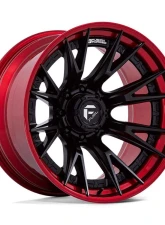 FUEL Off-Road Wheels FC402 Catalyst Wheel 22x12 8x170 -44 Matte Black With Candy Red Lip                                     - FC402MQ22128744N - Image 3