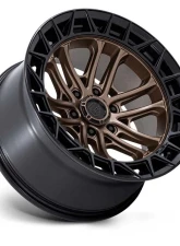 FUEL Off-Road Wheels FC874 Celsius 17x9 6x135 -12mm Matte Bronze w/Matte Black Lip                                     - FC874ZB17906312N - Image 2