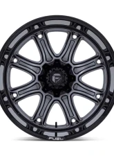 FUEL Off-Road Darkstar Wheel 20x10 8x180 -18mm Matte Gunmetal w/Black Lip                                     - FC853AB20108818N - Image 3