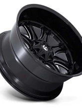 FUEL Off-Road Darkstar Wheel 20x10 8x170 -18mm Gloss Black Milled                                     - FC853BE20108718N - Image 2