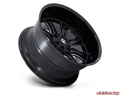FUEL Off-Road Darkstar Wheel 20x10 8x170 -18mm Gloss Black Milled - FC853BE20108718N