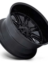 FUEL Off-Road Darkstar Wheel 20x10 8x165.1 -18mm Matte Black w/Gloss Black Lip                                     - FC853MB20108018N - Image 2